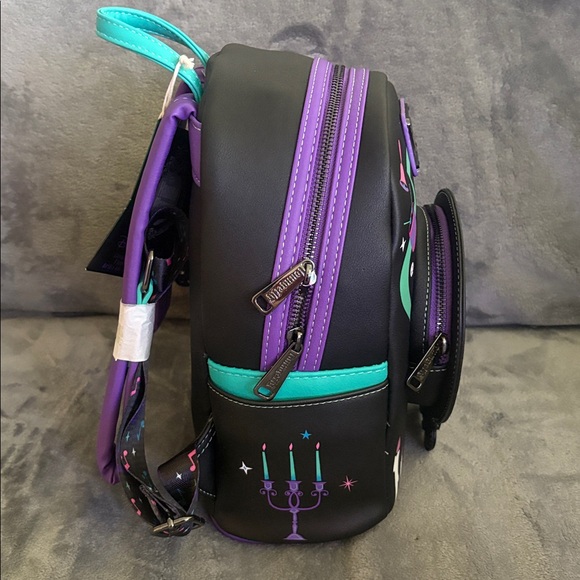 Loungefly Disney Parks Exclusive Haunted Mansion Leota Backpack Glow In Dark NWT - Picture 3 of 5